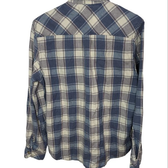 Los Angeles Third And Army Long Sleeve Button Front Shirt Mens Medium Flannel - Picture 3 of 5